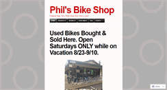 Desktop Screenshot of philsbikeshop.com